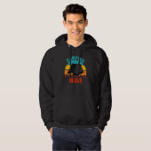 Camping is leven hoodie (Voorkant volledig)