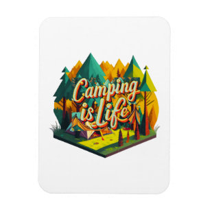 Camping is Leven Magneet