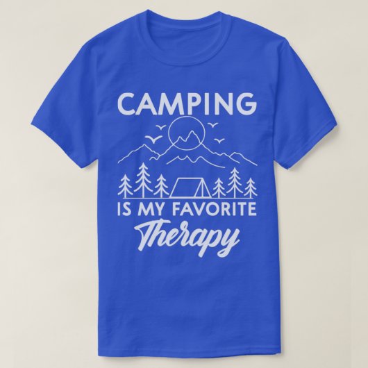 Camping is Mijn favoriete Camping van het Adventur T-shirt (Design voorkant)