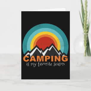 Camping Is Mijn Favoriete Seizoen Grappige Campers Kaart
