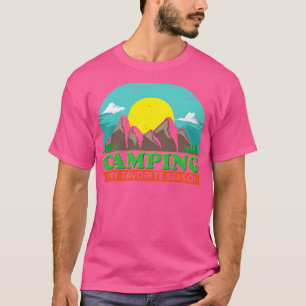 Camping is mijn favoriete Seizoen T-shirt