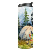 Camping is mijn favoriete seizoen thermosbeker (Gedraaid links)