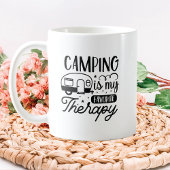 Camping is mijn favoriete therapie koffiemok