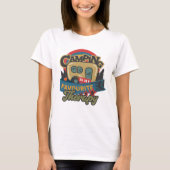 Camping is mijn favoriete therapie t-shirt (Voorkant)