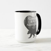  "Camping is mijn gelukkige plaats Mok (Voorkant rechts)