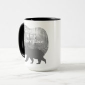  "Camping is mijn gelukkige plaats Mok (Voorkant links)