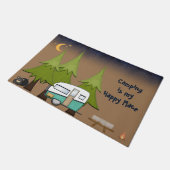 Camping is mijn gelukkige plaats Persoonlijke RV D Deurmat (Schuin)