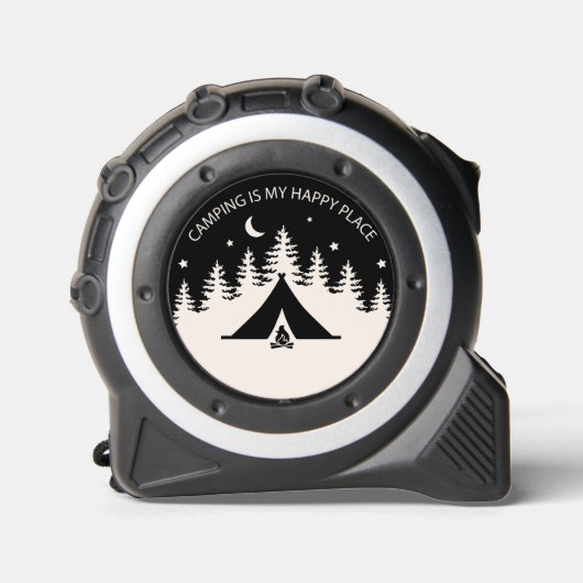 Camping is mijn gelukkige plek rolmaat (Voorkant)