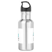 Camping is mijn gelukkige plek waterfles  (Achterkant)