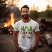 Camping is mijn Happy Place T-shirt
