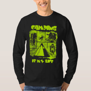 Camping is mijn leven buitenshuis Wilderness Camp T-shirt