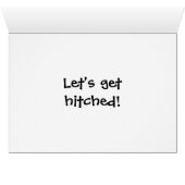 Camping is mijn leven grappige Joke Wenskaart (Binenzijde Horizontaal (Onderkant))