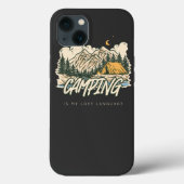 Camping is mijn liefdestaal Case-Mate iPhone case (Achterkant)