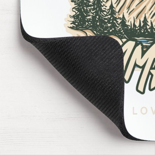 Camping is mijn liefdestaal muismat (Hoek)