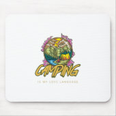 Camping is mijn liefdestaal muismat (Voorkant)