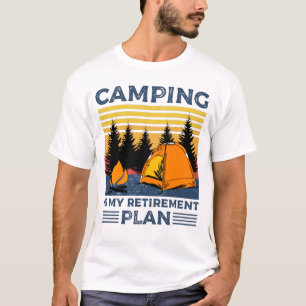Camping is mijn pensioenplan Funny camping Gift T-shirt