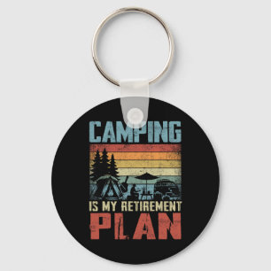 Camping Is Mijn Pensioenplan Gepensioneerde Camper Sleutelhanger