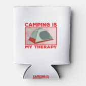 Camping is mijn therapie blikjeskoeler (Voorkant)