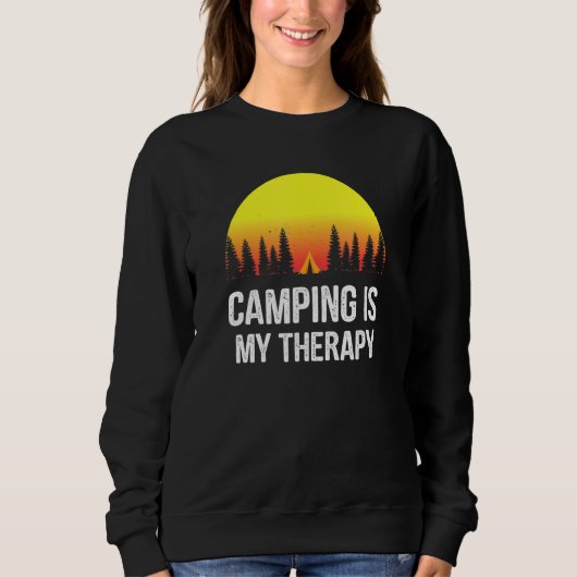 Camping Is Mijn Therapie - Camping 1 Trui (Voorkant)