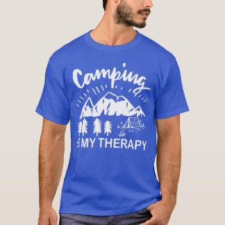 Camping Is Mijn Therapie Camping T-shirt