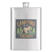 Camping is mijn therapie flacon (Voorkant)