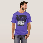 Camping is mijn therapie grappige uitspraken t-shirt (Voorkant volledig)