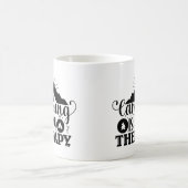 Camping is mijn therapie koffiemok (Center)