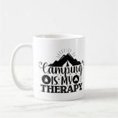 Camping is mijn therapie koffiemok (Links)
