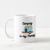 Camping is mijn therapie koffiemok (Links)