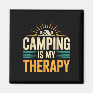 Camping is mijn therapie magneet