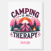 Camping is mijn therapie magneet (Voorkant)