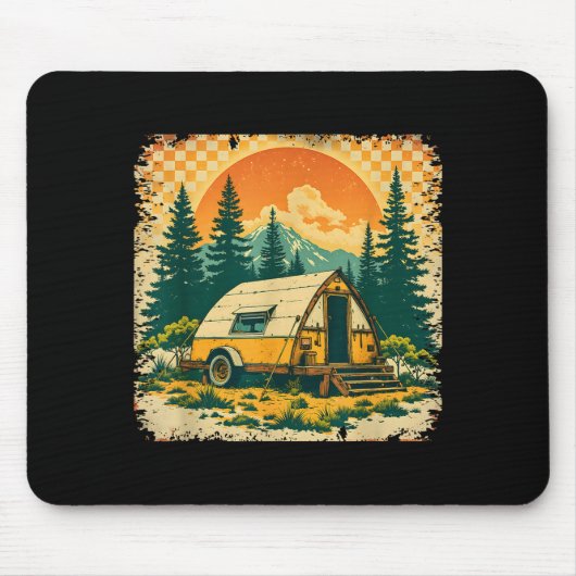 Camping is mijn therapie muismat (Voorkant)