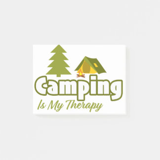 Camping is mijn therapie post-it® notes