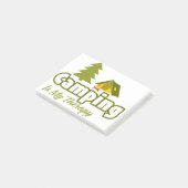 Camping is mijn therapie post-it® notes (Schuin)