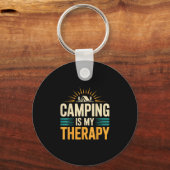 Camping is mijn therapie sleutelhanger (Voorkant)