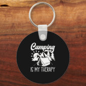 Camping is mijn therapie sleutelhanger (Voorkant)
