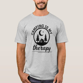 Camping is Mijn Therapie T-shirt