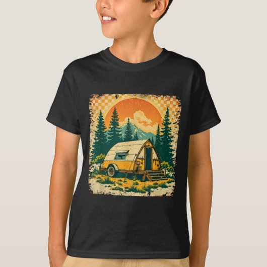 Camping is mijn therapie t-shirt (Voorkant)