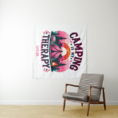 Camping is mijn therapie wandkleed (In Situ (horizontaal))