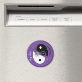 Camping is mijn Zen Yin Yang Teardrop Trailer Magneet (Insitu (Vaatwasser))