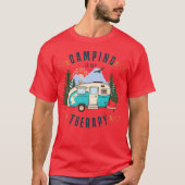 CAMPING IS MYHERAPY gift T-shirt (Voorkant)