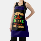 Camping is Swesome Beer Make it Aesomer-45676 Schort (Insitu)