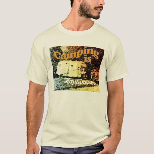 Camping is... t-shirt (Voorkant)