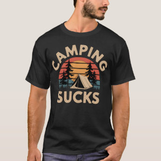 Camping is waardeloos cadeau t-shirt