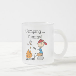Camping is Yummy T-shirts en cadeaus Matglas Koffiemok