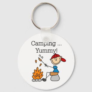 Camping is Yummy T-shirts en cadeaus Sleutelhanger