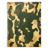 Camping Journaal | ADD INITIAL Camouflage Kinderen Notitieboek (Voorkant)