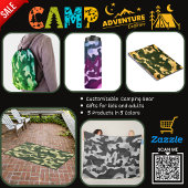 Camping Journaal | ADD INITIAL Camouflage Kinderen Notitieboek