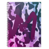 Camping Journaal | ADD INITIAL Camouflage Kinderen Notitieboek (Voorkant)