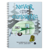 Camping Journal | Aangepaste reisblad Notitieboek (Voorkant)